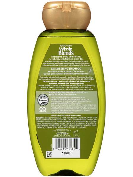 Garnier Whole Blends Legendary Olive Replenishing Shampoo - Image 2